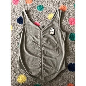 Hot Topic Grey Tank